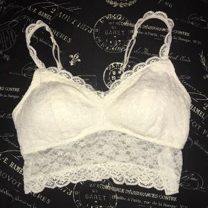 White Lace Padded Bralette